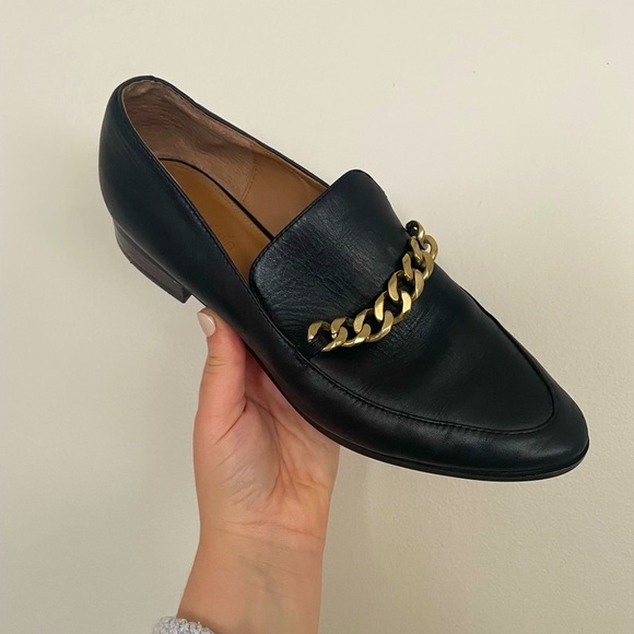 Calvin Klein Loafers with Gold Chain, size 37 - Picture 1 of 10
